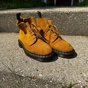 Dr. Martens - Womens 101 Suede lace up Ankle Boot Tan | SIZE 5 - EXCELENT COND